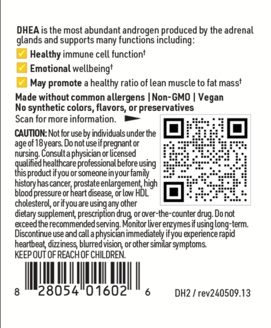 DHEA 25 MG 100 CAPSULES SFI HEALTH