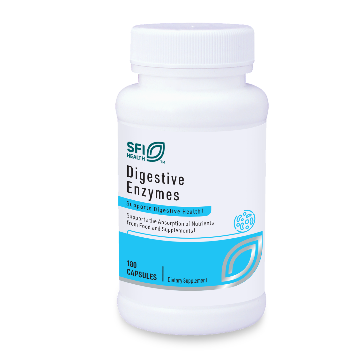 DIGESTIVE ENZYMES 180 CAPSULES SFI HEALTH