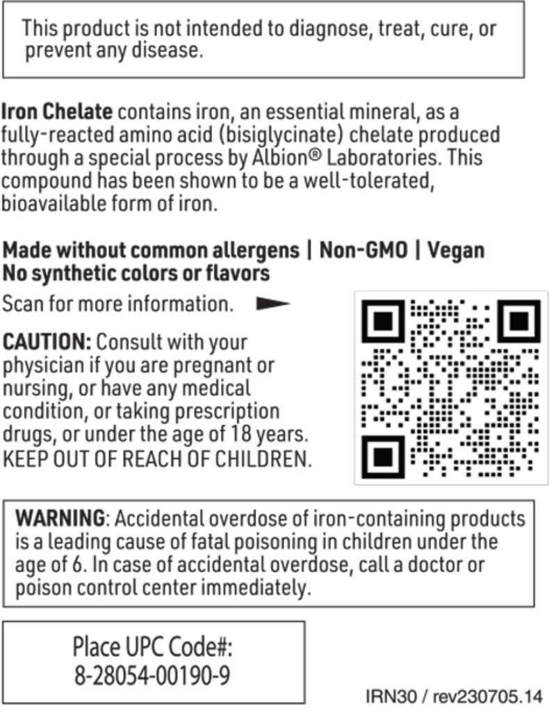 Iron Chelate 30 mg 100 vcaps SFI HEALTH