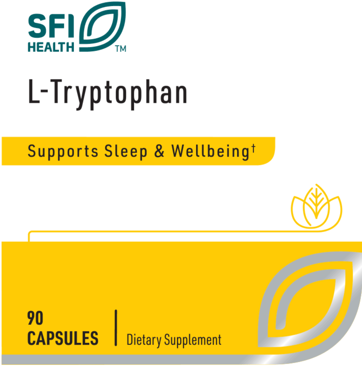 L-Tryptophan 90 vegcaps  SFI HEALTH