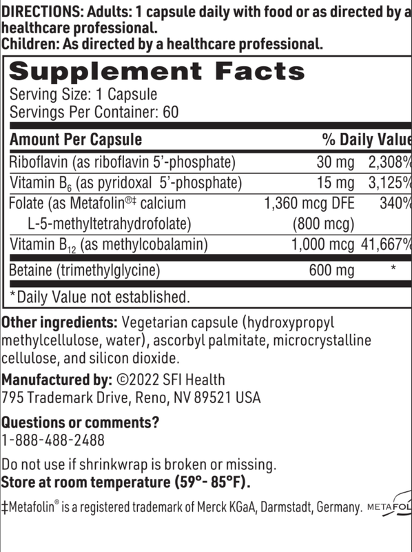 Methyl Balance 60 capsules  SFI HEALTH