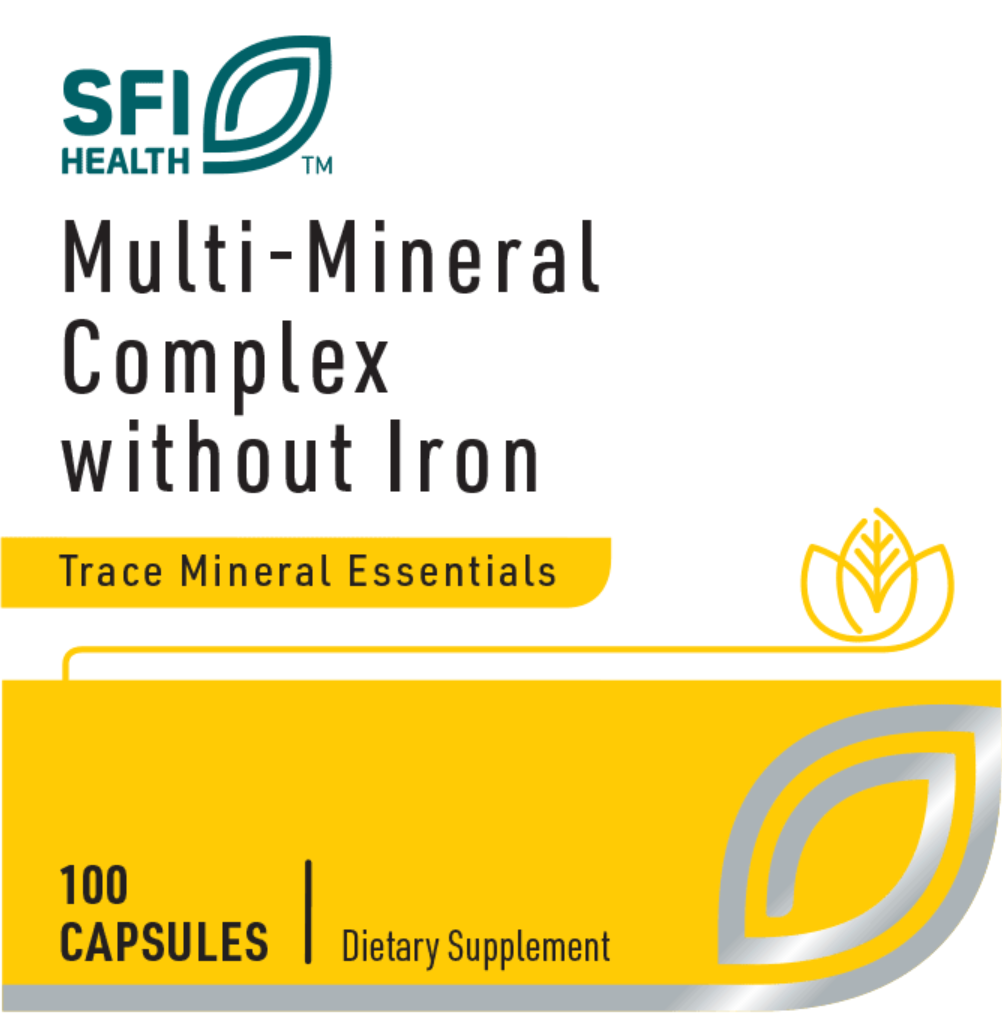 Multi-Mineral Complex without Iron 100 CAPSULES  SFI HEALTH