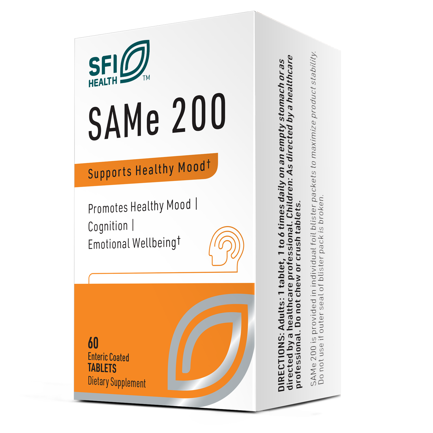SAMe 200 60 TABLETS  SFI HEALTH