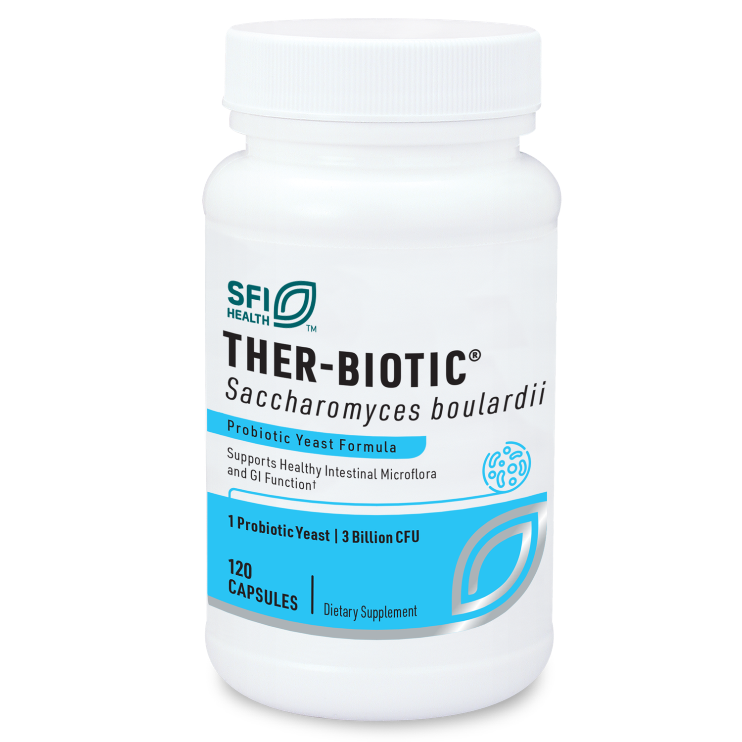 Ther-Biotic Saccharomyces boulardii 120 VEGETARIAN CAPSULES SFI Health