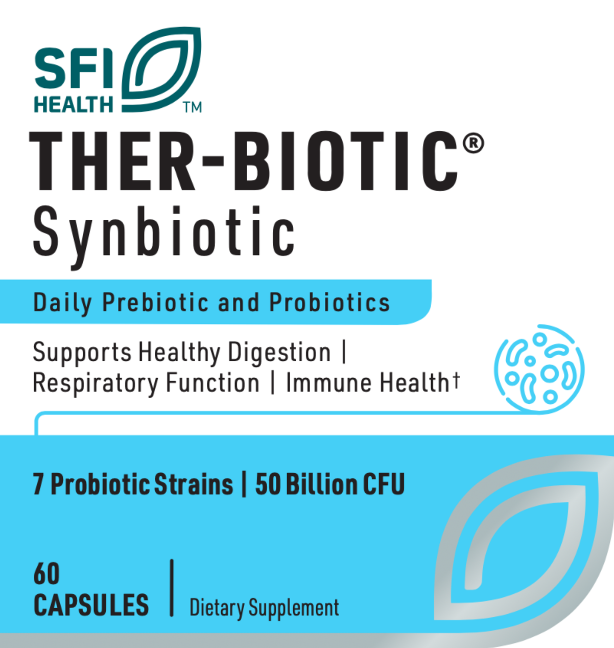 THER-BIOTIC SYNBIOTIC 323 mg 60 CAPSULES SFI Health