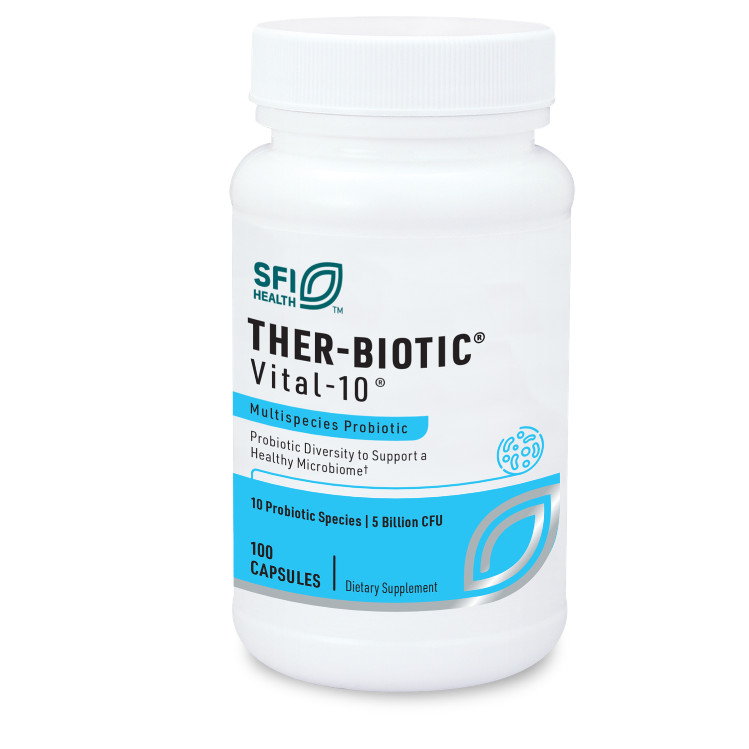 Ther-Biotic Vital-10 100 VEGETARIAN CAPSULES  SFI Health