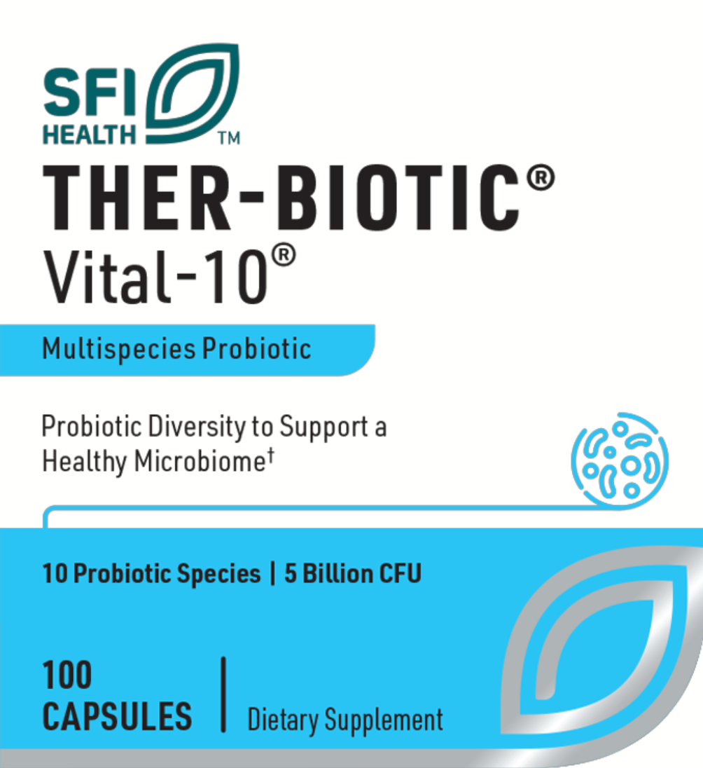 Ther-Biotic Vital-10 100 VEGETARIAN CAPSULES  SFI Health