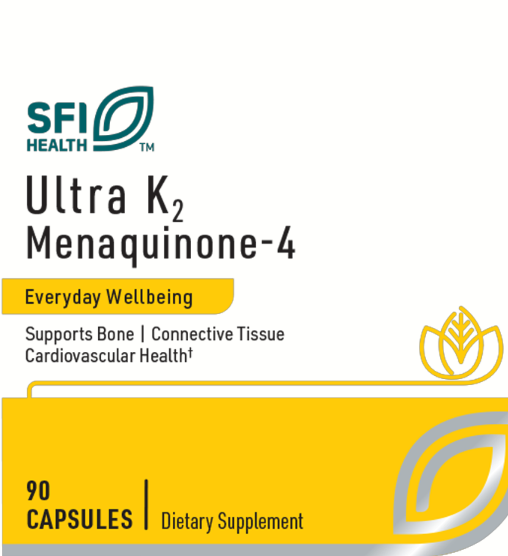Ultra K2 Menaquinone - 4  90 CAPSULES SFI Health