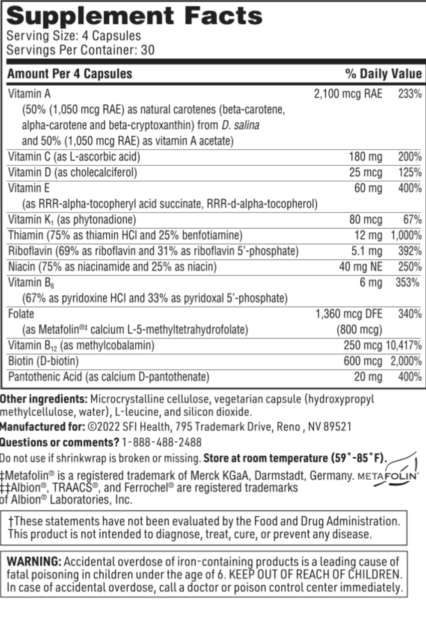VitalActiv 120 CAPSULES  SFI Health