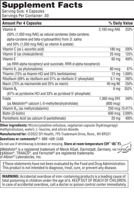 VitalActiv 120 CAPSULES  SFI Health