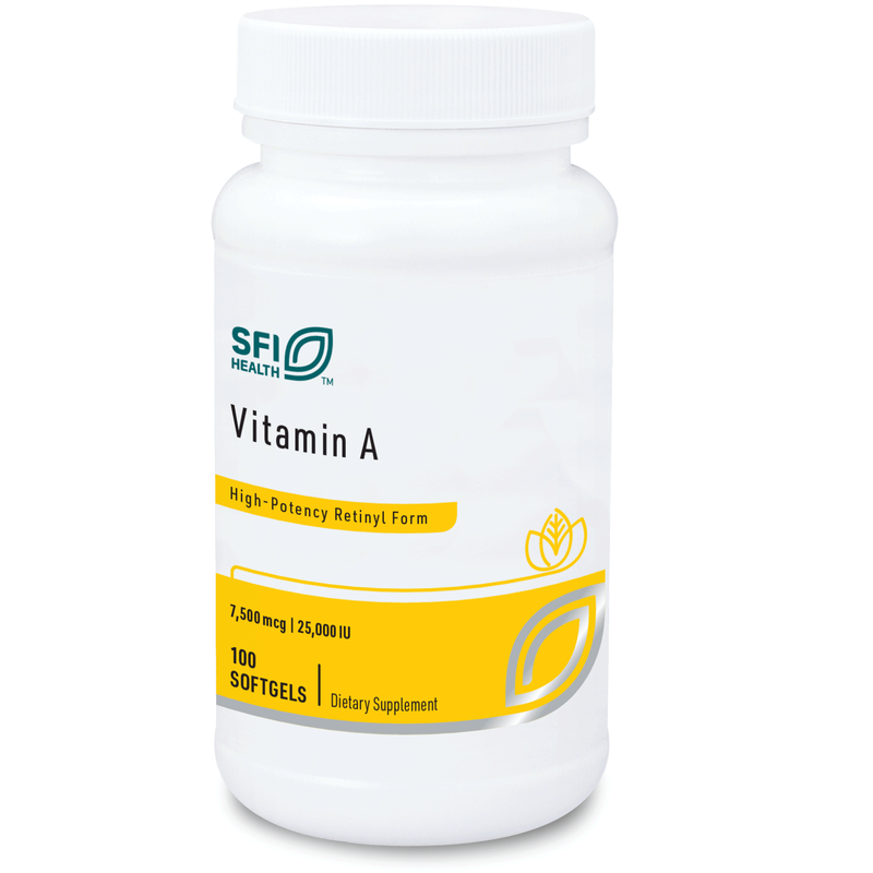 Vitamin A 7500 mcg 100 SOFTGELS  SFI Health