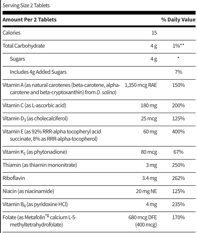 VitaTab Chewable 60 TABLETS  SFI Health