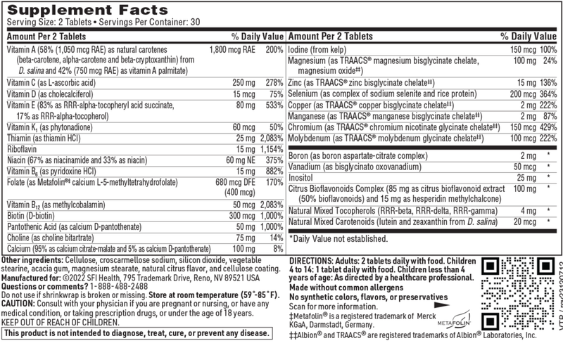 VitaPrime 60 TABLETS SFI Health