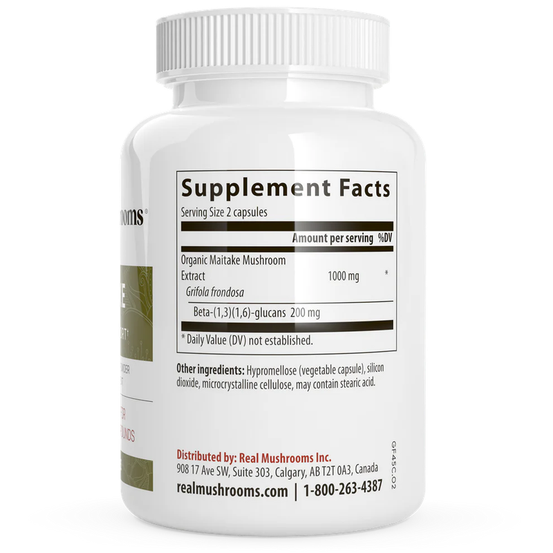Maitake Mushroom  90 capsules Real Mushrooms
