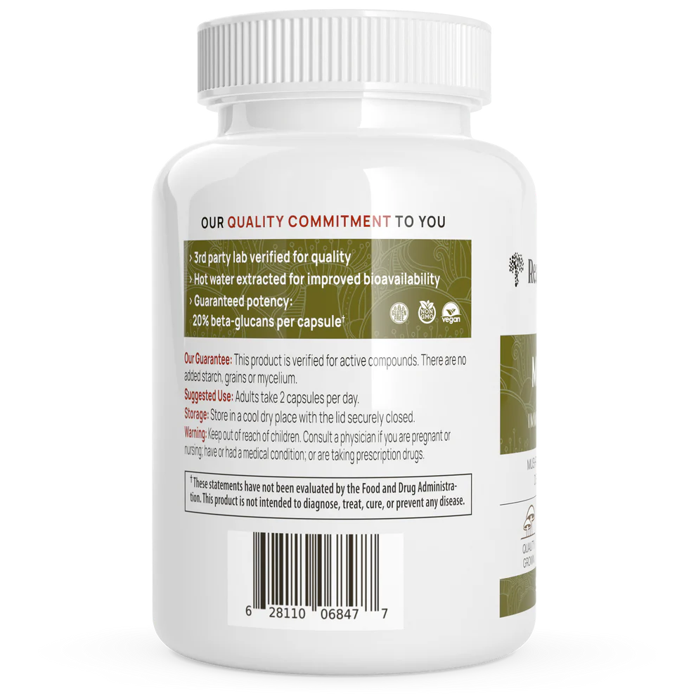 Maitake Mushroom  90 capsules Real Mushrooms