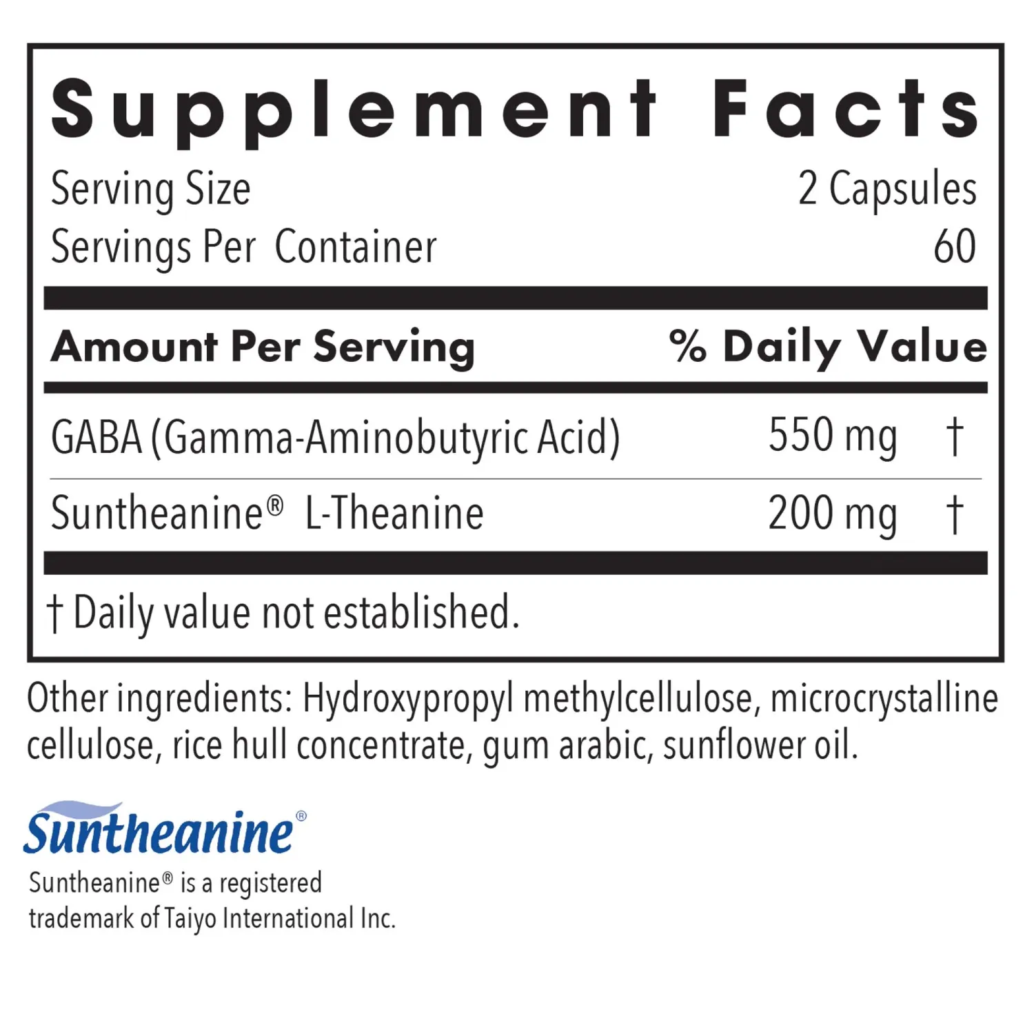 200 mg of Zen 60 veg caps Allergy Research Group