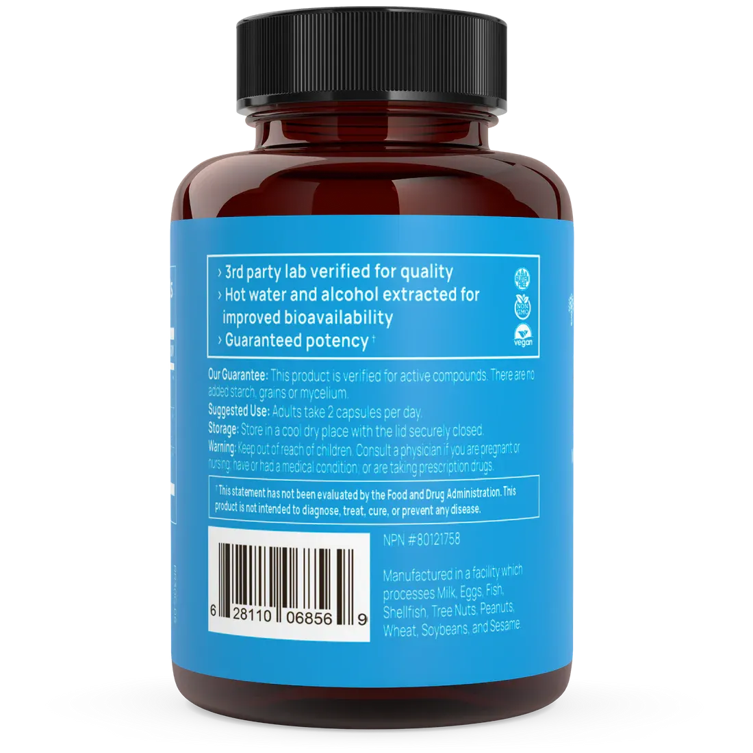 RealRest 60 Capsules Real Mushrooms
