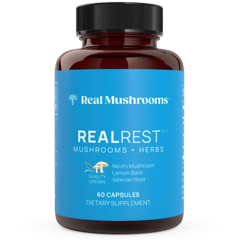 RealRest 60 Capsules Real Mushrooms