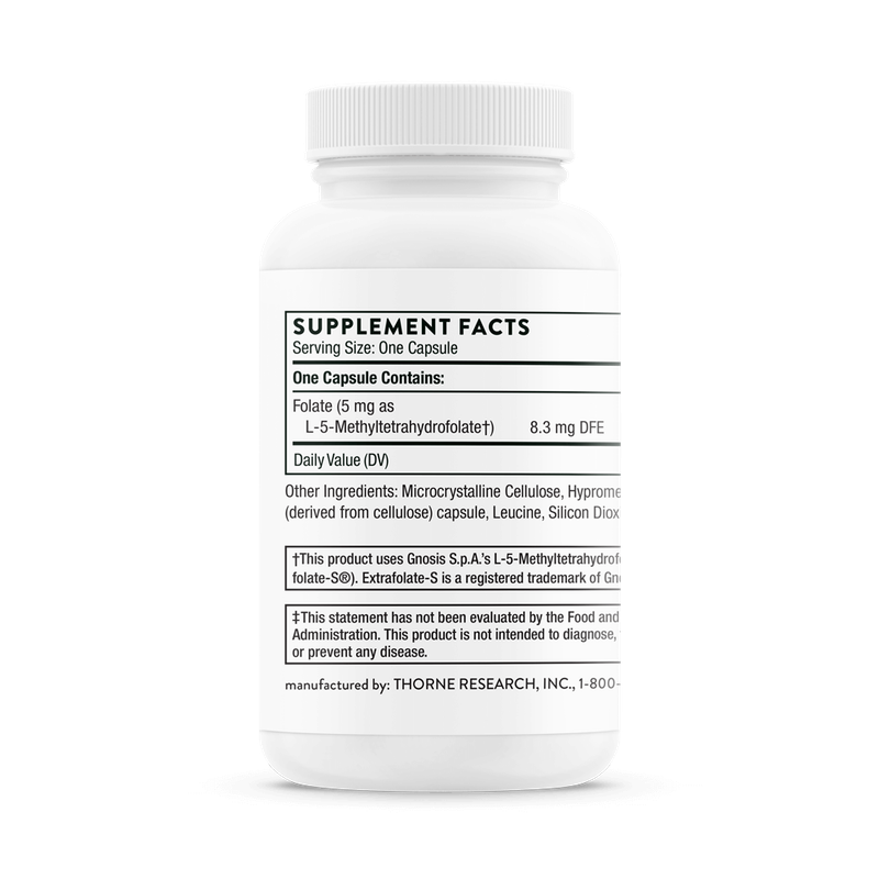 5-MTHF 5 mg 60 capsules Thorne