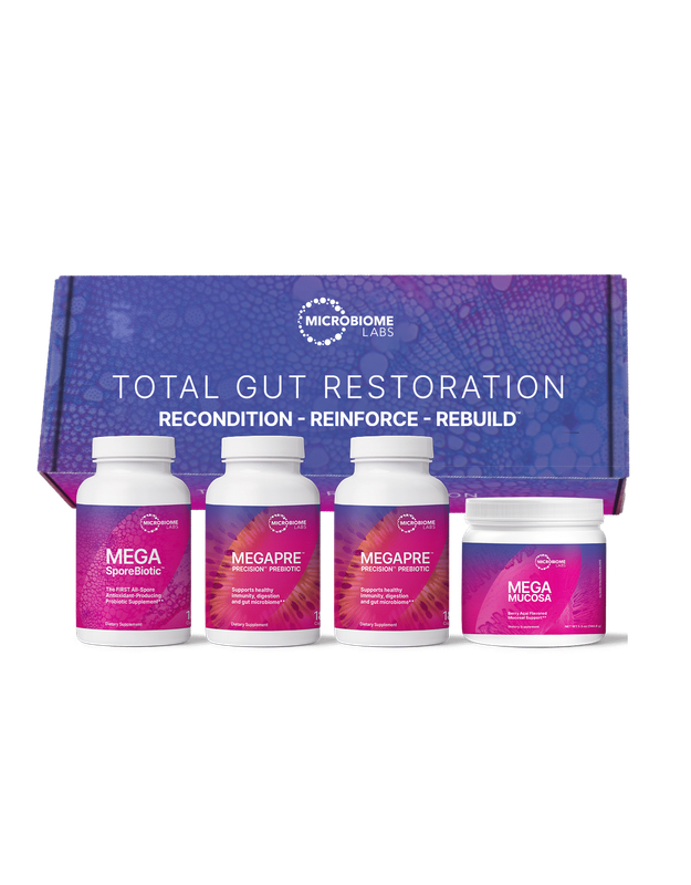 Total Gut Restoration Kit 3 (MP Caps MM Powder) Microbiome Labs