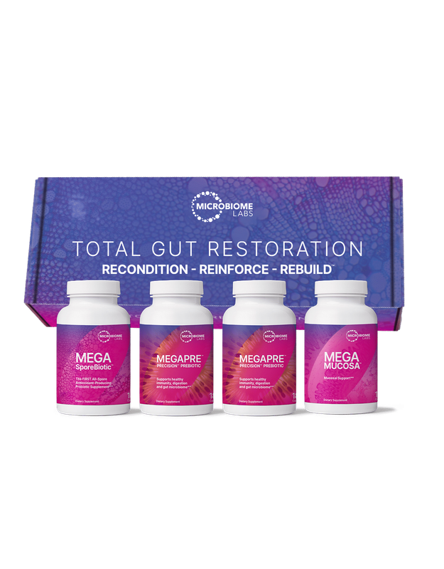 Total Gut Restoration with MegaPre Powder Microbiome Labs