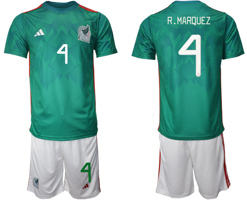 Men's Mexico Rafael Marquez Home Green 