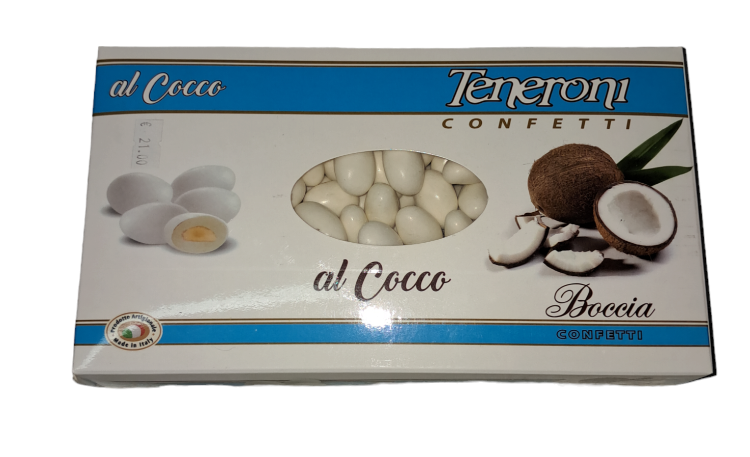 Confetti Teneroni Boccia al cocco con mandorla