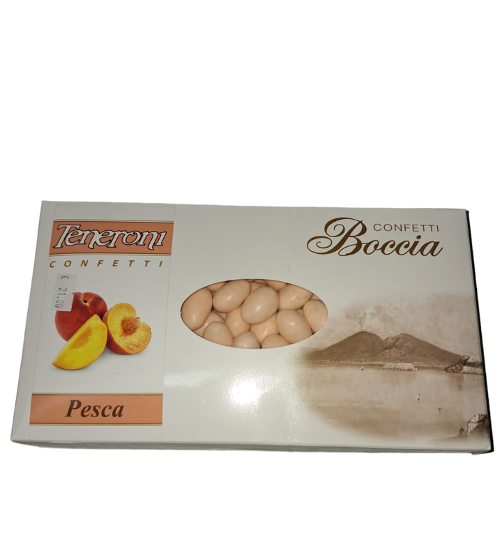 Confetti Teneroni Boccia alla pesca con mandorla