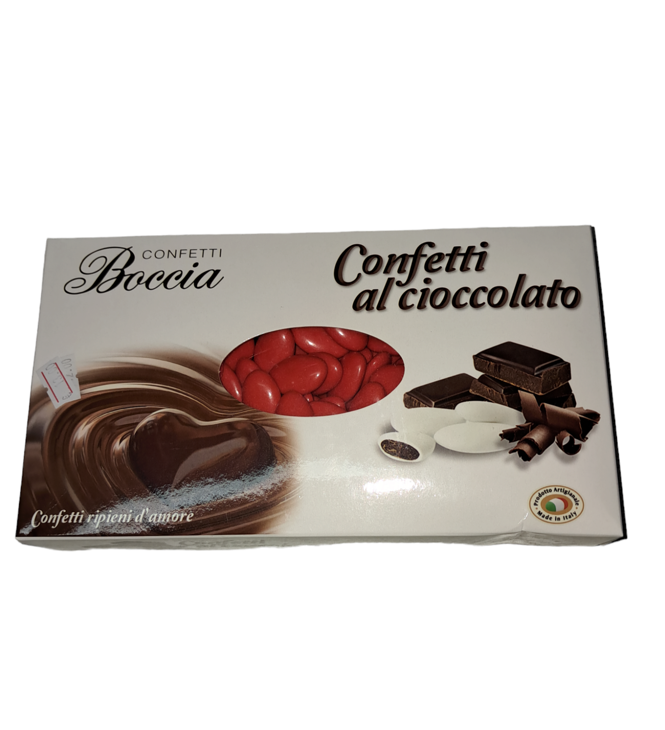 Confetti rosso gusto cioccolato