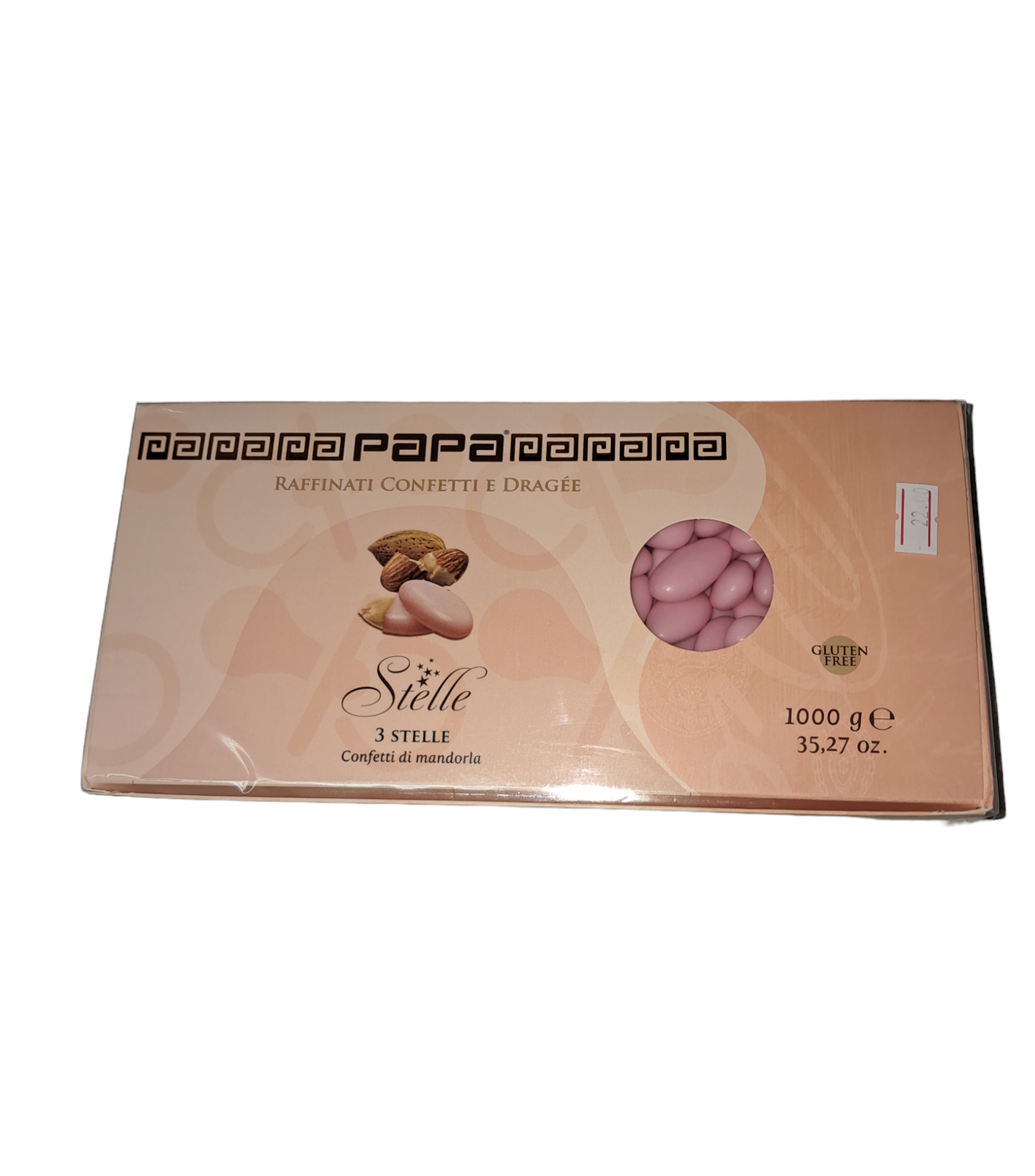 Confetti Raffinati Papa rosa con mandorla