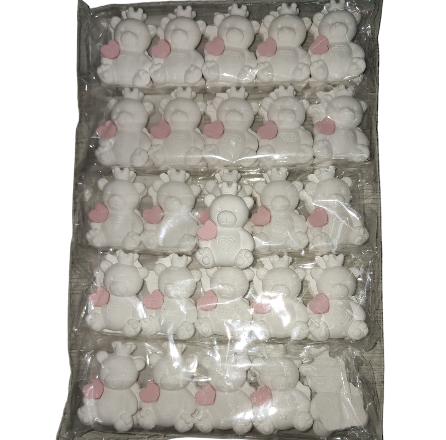 gesso orso rosa