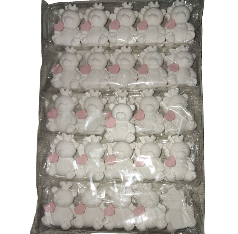 gesso orso rosa