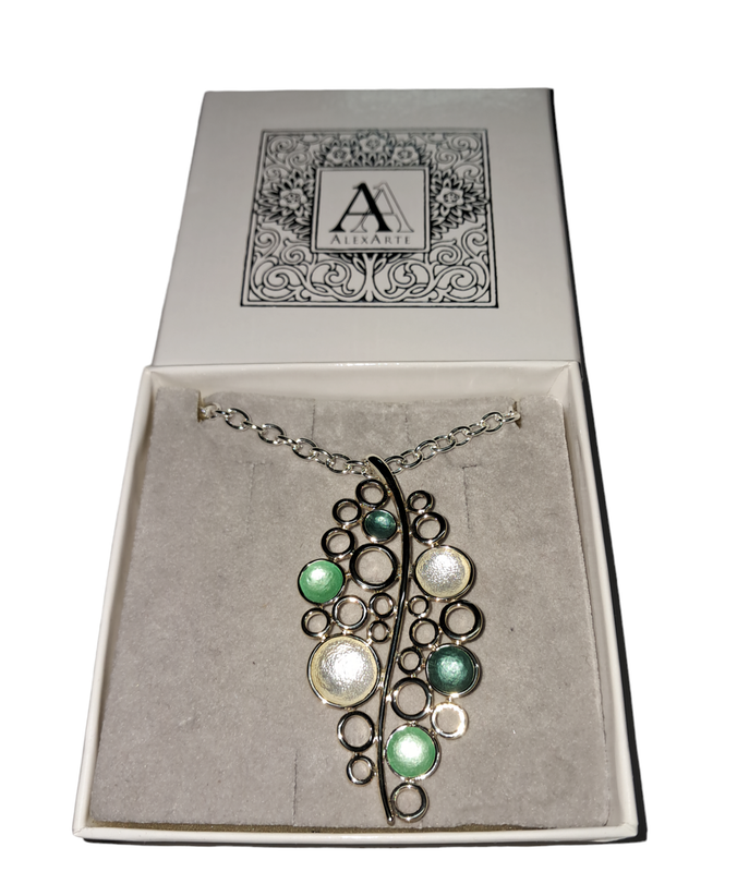 collana foglia traforata