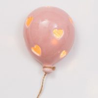 Palloncino rosa led