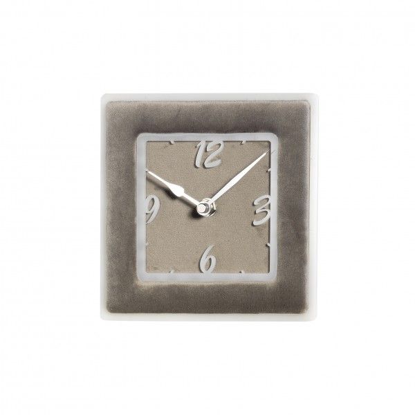 orologio velluto grigio