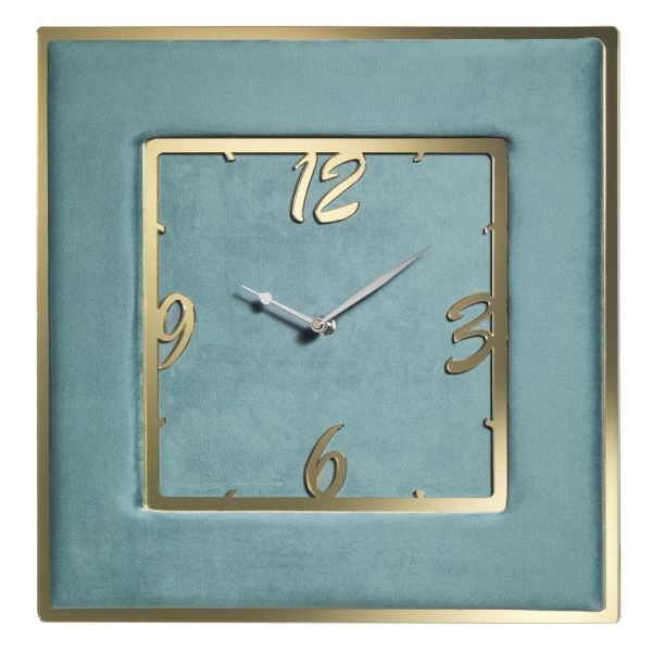 Orologio maxi verde ottanio velluto