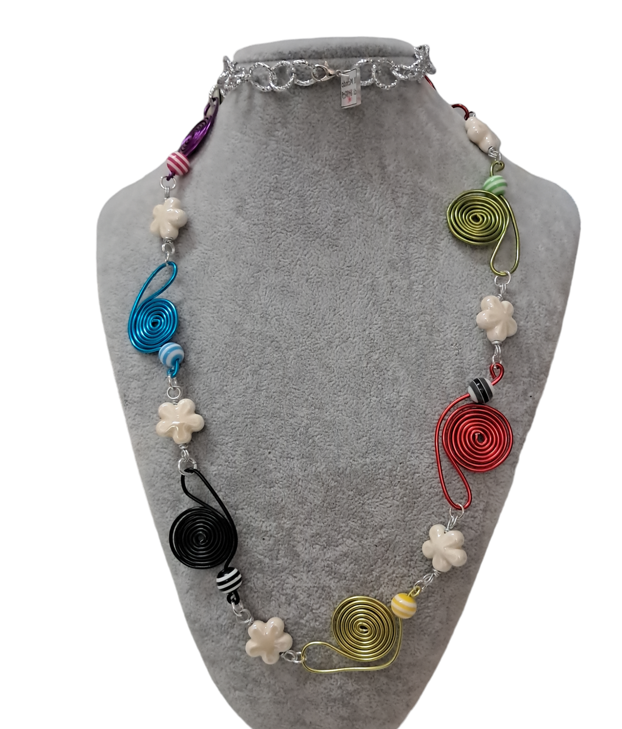 collana vortici multicolor
