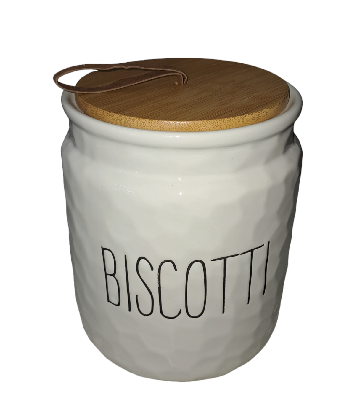 Porta biscotti in ceramica grande
