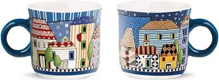 Set 2 Mini Mug Paese Mio Blu ml. 90