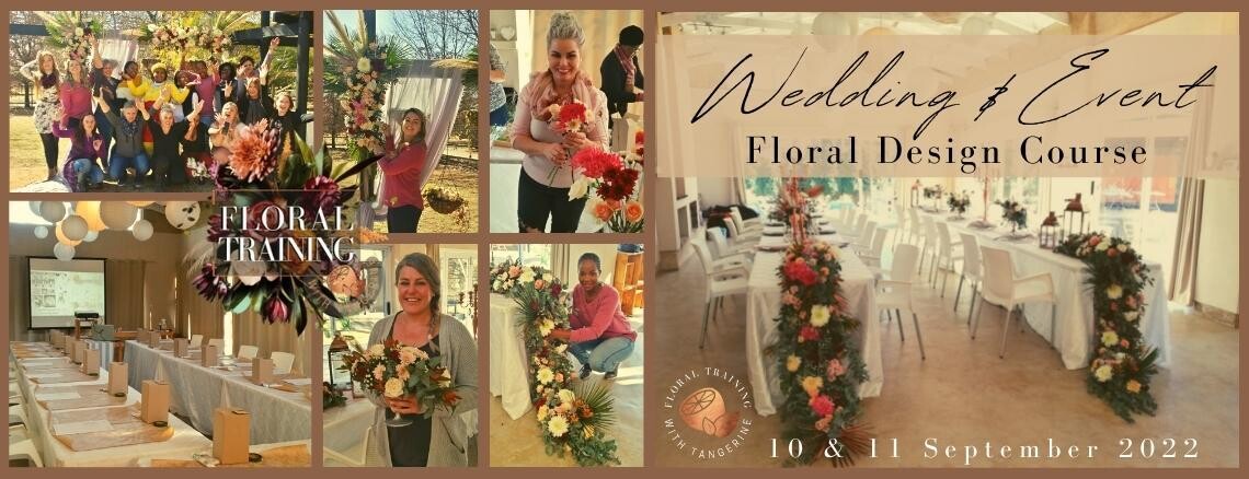 10 - 11 Sept: Wedding & Event Floral Design Course