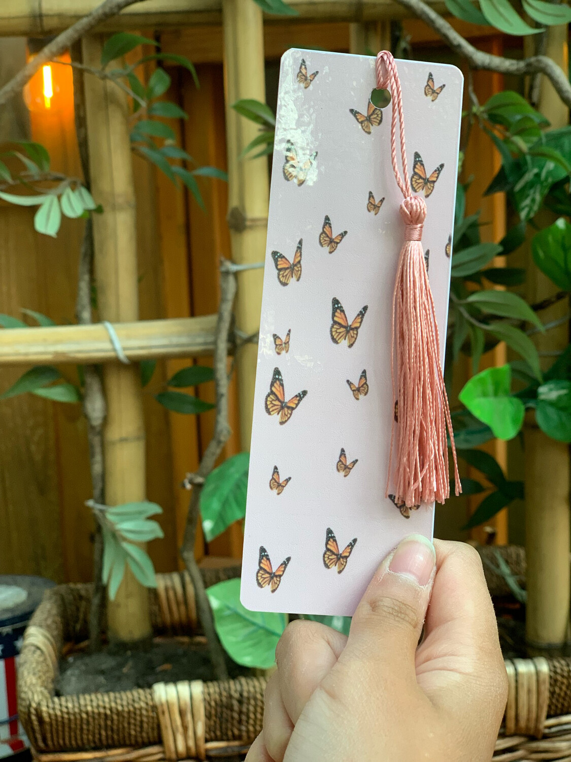 Laminated Butterfly Bookmark