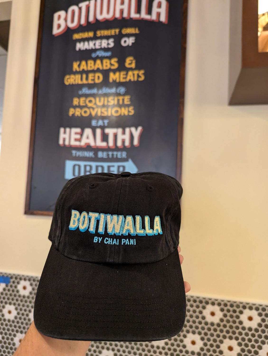 Black Botiwalla Dad Hat