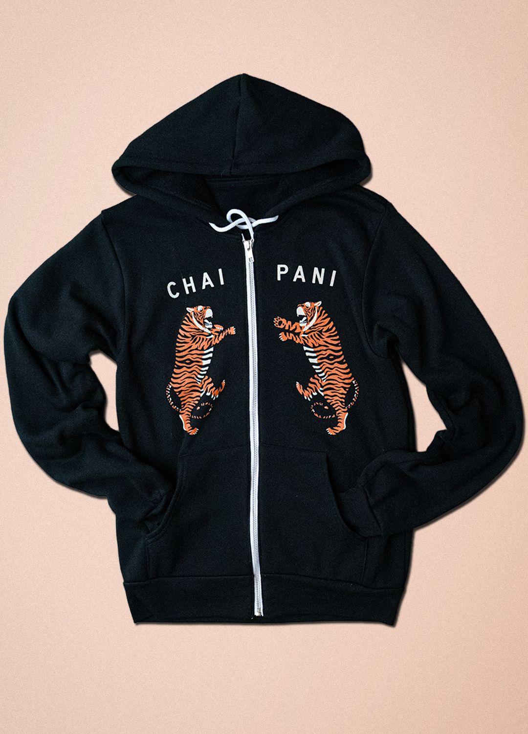 Tiger Zip Up Hoodie