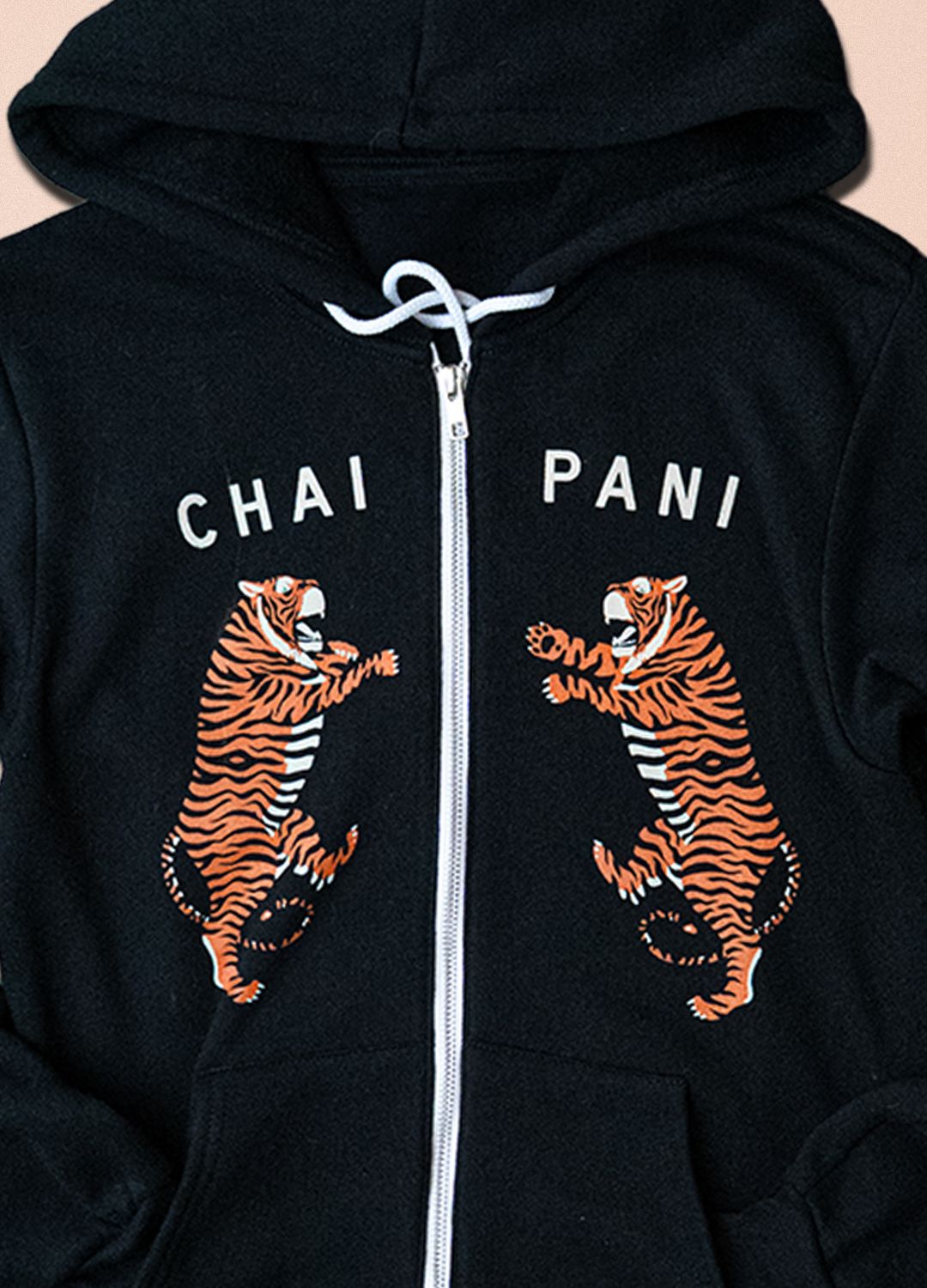 Tiger Zip Up Hoodie