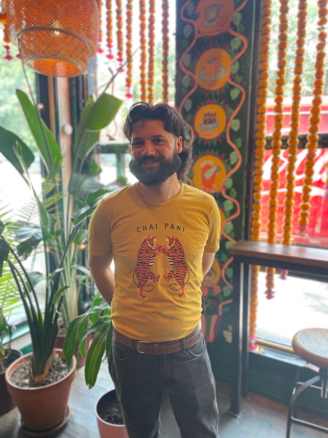 Mustard Tiger Tee