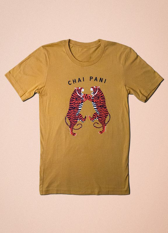 Mustard Tiger Tee