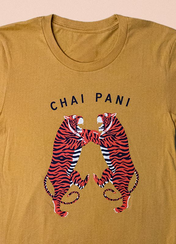 Mustard Tiger Tee