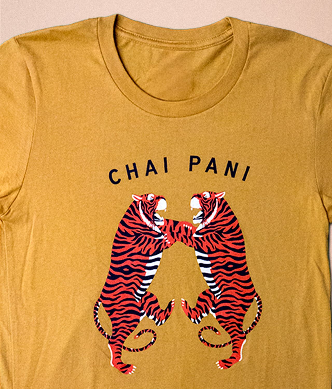 Mustard Tiger Tee