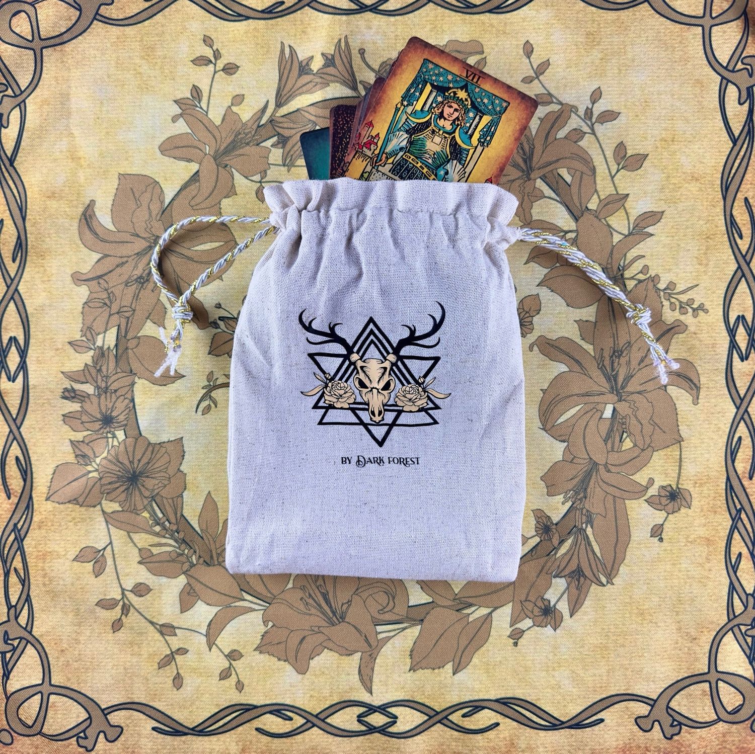 Vintage Bag for Tarot Cards