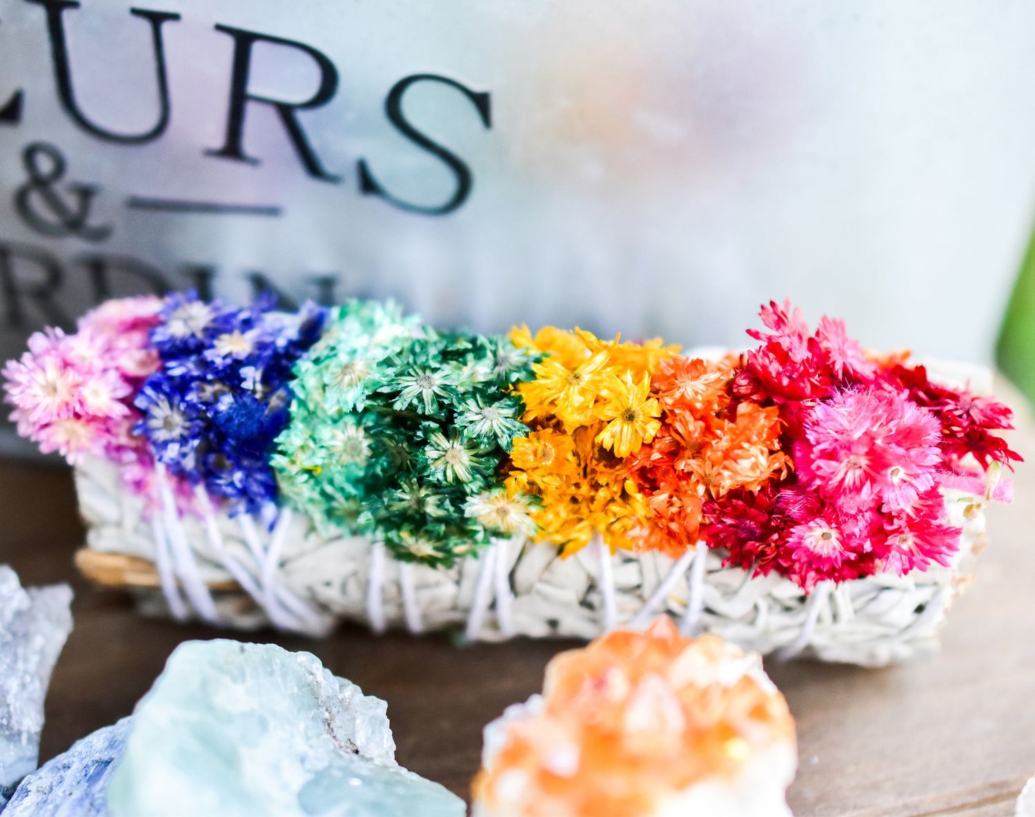 7 Chakra Floral Sage Bundle, Style: PACK OF 3 UNITS